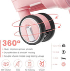 4 Piece Luggage Set, Hardside Expandable Lightweight Suitcase with 360° Mute Spinner Wheels Luggage Sets, TSA Lock, 14/20/24/28 Inch Travel Luggage for Men, Women and Girls (Pink 3)