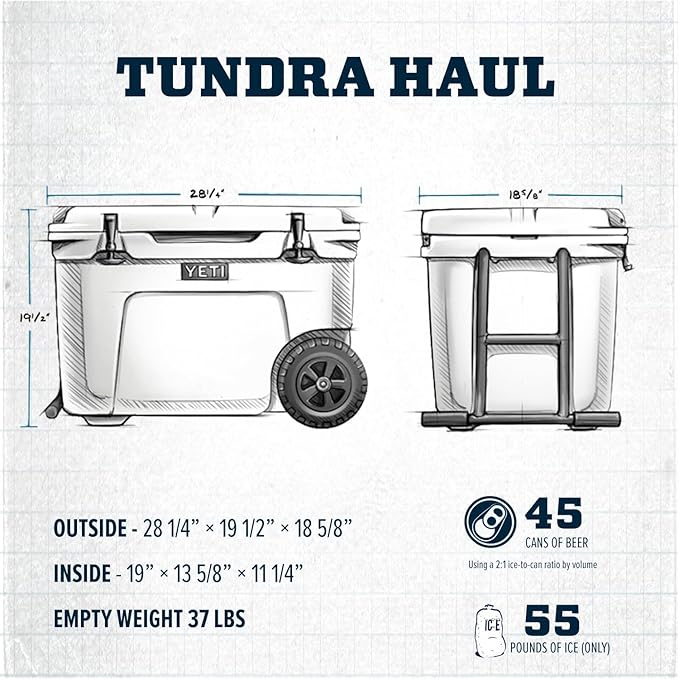 YETI Tundra Haul Portable Wheeled Cooler