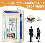 Yonlevres Sunrise Mountain Credit Card Holder Slim Wallet, RFID Wallet Women Front Pocket Wristlet Lanyard, Small Card Holder Travel Funny Cute Thin Card Case ID Window PU Leather Card Organizer Gifts