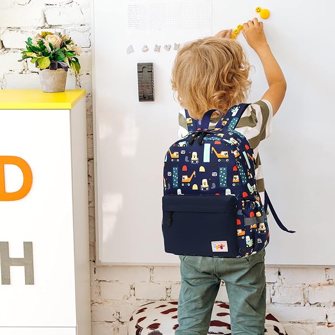 mygreen Toddler Backpack, Kids Backpack for Boys and Girls with Chest Strap | with Chest Strap