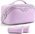 BOYATU Travel Makeup Bag for Women: Large Capacity Cosmetic Bags Organizer, Waterproof Toiletry Make up Case Gift for Her Girlfriend Best Friend Mom on Birthday Christmas Mother's Day