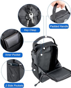 Magnetic Gym Bag for Men - Water Bottle Carrier Holder Bag with Shoulder Strap, 4 Built-in Magnets Gym Gifts for Men