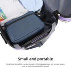 Icramsy Travel Toiletry bag Toiletry bag for women men Hanging Cosmetic bag Travel accessories for Women Men (Navy blue)