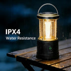 Lepro 2000LM LED Camping Lantern Rechargeable, Waterproof Tent Light with 5 Light Modes, Camping Essentials, Portable Lantern Flashlight for Camping, Emergency Light, Power Outage, USB Cable Included