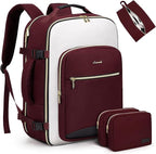 LOVEVOOK 40L Large Travel Backpack for Women Men, 17 Inch Carry on Backpack for Traveling on Airplane, Personal Item Travel Bag Airline Approved, Business Causal Weekender Backpacks