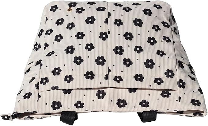 ESVAN Original Floral Tote Bag Large Shoulder Bag with Multi Pockets for Gym Travel Beach Daily Bags