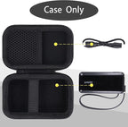 khanka Hard Case Replacement for Anker 3-in-1 Power Bank USB C Charger Block,10,000mAh 10k Portable Charger,Case only. (Black)