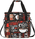 Coffee Maker Carring Bag Travel Storage Tote Bag Compatible with Keurig K-Mini or K-Mini Plus Portable Single Serve Coffee Brewer Case with Pockets for K-cup Pods(Bag Only)