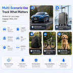Mini Magnetic GPS Tracker for Vehicles IP65 Waterproof Real-Time Hidden Tracking Device Compatible with Android Only, Anti-Theft Car Tracker for Truck, Motorcycle, Assets（Android Only）