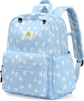 STEAMEDBUN Corduroy Kids Backpack for Girls and Boys 5-8: Girls Backpack for Elementary Kindergarten - 15 inch Cute Backpacks for Kids - Floral