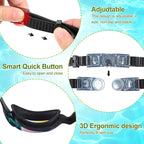 Flutesan 6 Pack Swim Goggles for Adult Anti Fog Swimming Glasses with Ear Plugs Nose Clip No Leaking Full Protection Goggles
