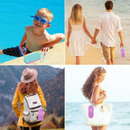 Swim Goggle Case For Swimming Goggles, Swimmer Gifts for Kids Teens Adults, Silicone Cases with Drain Hole