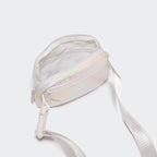 Pander Two Way Zipper Fanny Pack Nylon Everywhere Belt Bag for Women, Water Repellent Waist Packs, Crossbody Bags with Adjustable Strap(Iridescent).