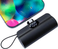 Mini power bank 5500mAh Portable Power Bank,Dual USB-C ports Cell Phone Power Charger, LCD LED Display Battery Compatible with iPhone17/16/15 plus/15 pro/15 pro Max/Android phone/Samsung/Moto/LG etc