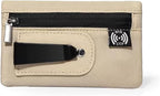 RFID Hidden Clip Stash Money Belt - Ultra Thin Anti-Theft Travel Pouch with Credit Card Slots for Women/Men, Perfect for International Travel, Daily Commute & Outdoor Activities (Khaki)