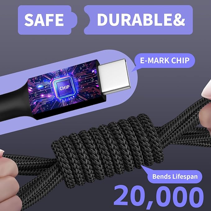 IDISON Travel 4 in 1 Multi Charging Cable with Dual IP/Type C/Micro USB, 2Packs 5FT Car Accessories iPhone Charger Cord for Multiple Devices, Universal USB Cable for iPhone17-8/iPads/Tablets and More