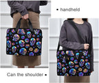 MNSRUU Laptop Bag for 15.6 inch Black Gothic Bats
