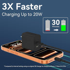 Phone 15/16/17 Pro Max Charger Fast Charging, 20W Dual Port USB C Charger Block with 6.6FT Long USB C to C Charging Cable Cord for Phone 17 16 15 Pro Max/17 16 15Pro/15/1615Plus,Air