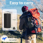 MAHUEEOL Power Bank with AC 100W,Portable Laptop Charger,98Wh/27000mAh External Battery for Laptop,PD 65W Type-C,Compatible for Outdoor RV Camping Travel Emergency Backup Home