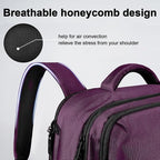 MATEIN Travel Backpack for Women, Extra Large 40L Carry on Backpack, Water Resistant College Bag Computer Bag Gifts for Women & Men Fits 17.3 Inch Laptop, Purple