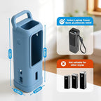 Silicone Case for Anker Laptop Power Bank 25,000mAh Portable Charger, Travel Protective Cover Compatible with Anker Power Bank 165W (Blue Case Only)