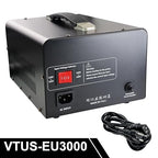 Yinleader 3000W Voltage Converter Transformer(110V to 220V,220V to 110V) Step Up/Down Converter 110/120 Volt - 220/240 Volt w/US Standard Power Cord,Circuit Breaker Protection (VTUS-EU3000)