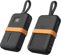 Silicone Case for Anker Zolo Power Bank (10,000mAh 30W) A1680/A1688 Protective Cover with Lanyard Slot, Drop-Proof Dust-Proof Precise Cutouts for Daily Use & Travel (Black)