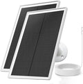 Solar Panel Charger for Arlo Essential 2K Outdoor(2nd Gen)/Essential XL Camera(2nd Gen)/Essential Spotlight, 5V 6W Continuously Charging, 9.8ft Cable, Weatherproof (2Pack)