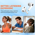 [5 Pairs] for AirPods Pro 3 Ear Tips Cover [Fit in Case], Soft Silicone AirPod Pro 3 Ear Cover Anti Slip Air Pod pro 3 Accessories Compatible with AirPods Pro 3rd Generation Earbuds 2025 (White)