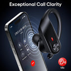 Hybrid Active Noise Cancelling Wireless Ear Buds 80 Hrs Playtime Hi-Res Stereo Quality Bluetooth Earbuds with Transparency Mode Headphones Bluetooth Earhooks ANC Earphones for Work Sports Travel
