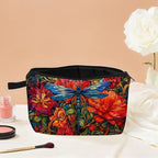 Dragonfly Makeup Bag Travel Portable Cosmetic Pouch Toiletry Organizer Storage Bag Zipper Pouch For Women Organizer Toiletries Bag for Travel