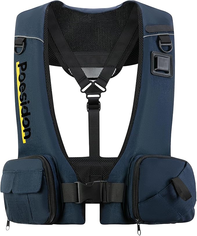 Adjustable Lightweight Breathable Water Safety Life Jacket | Classic Unisex Design | Multi-Functional Dual Storage Pockets | Suitable for Various Water Activities