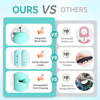 Personal Safety Alarm - Waterproof Rechargeable Security Alarm - 140dB Extra Loud Siren & Strobe Light - Self Defense Keychain - Gift for Women, Teenagers, College Girls, Seniors（Aqua+Aqua）