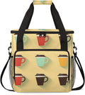 Coffee Maker Carring Bag Travel Storage Tote Bag Compatible with Keurig K-Mini or K-Mini Plus Portable Single Serve Coffee Brewer Case with Pockets for K-cup Pods(Bag Only)