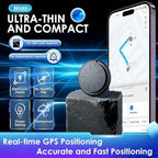 Car GPS Tracking Device for Vehicles,Real Time GPS Tracker for Car Work with Apple Find My(iOS Only),Mini GPS Tracker Vehicles with Magnetic Case-(1PCS Black Tracker, Black Magnetic Case)