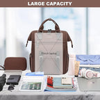 LOVEVOOK Laptop Backpack for Women Work Travel Commuter Backpack Business Computer Bag Teacher Doctor Nurse Bags College Backpack Purse Laptop Bag, 15.6 Inch, Coffee-black