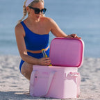 RTIC Ultra-Tough Soft Cooler 30 Can, Insulated Bag Portable Ice Chest Box for Lunch, Beach, Drink, Beverage, Travel, Camping, Picnic, Car, Trips, Floating Cooler Leak-Proof with Zipper