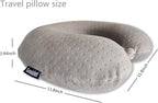 Memory Foam Travel Pillow, Comfortable Travel Neck Pillow U Shape, Support Neck and Head to Relieve Fatigue, Portable Neck Pillow Suitable for Planes, Trains, Self-Driving Cars