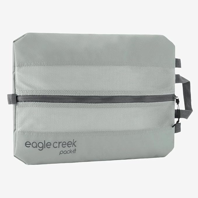 Eagle Creek Pack-It Reveal Shoe Sack - Breathable Shoe Storage Sack for Optimizing Luggage Space - Quick-Drying Material - Lightweight - Translucent Fabric - Washable - Ventilate