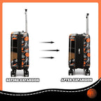 Kid’s Luggage Set 5 Piece Suitcase Set 16’’ Hardside Basketball Luggage with Spinner Wheels Boys Carry on Toddler Travel Rolling Suitcase Carry on Luggage Airline Approved