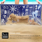 Beach Towel Microfiber Beach Towels Sand Free Quick Dry Lightweight Travel Towels Summer 30×60 inch Beach Towels for Adults Women Men Girls Kids Beach Essentials Accessories