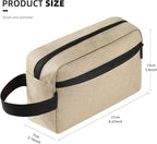 Icramsy Travel Toiletry bag Toiletry bag for women men Hanging Cosmetic bag Travel accessories for Women Men (Khaki)
