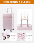 LOVEVOOK Hard Shell Carry On Luggage 22x14x9 Airline Approved with Removable Lining,22 Inch Carry On Suitcase with Spinner Wheel TSA Lock,Lightweight Checked Luggage for Men Women Travel Business Trip