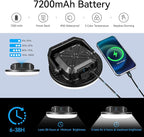 VAVOFO 30W 3000LM LED Camping Lantern Rechargeable, 3 Lighting Modes, 7200mAh Camping Lights ,IP65 Waterproof Flashlight , Portable Tent Light with Magnetic Base for Emergencies, Power Outages(Black)
