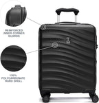 Travelpro Maxlite Air V2 Hardside Expandable Carry on Luggage, 8 Spinner Wheels, Lightweight Hard Shell Suitcase, TSA lock, Black, International Carry On 18-Inch