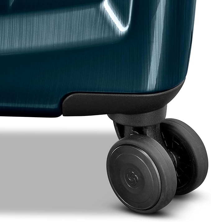Samsonite Winfield 2 Hardside Expandable Luggage with Spinner Wheels, Teal, Checked-Large 28-Inch