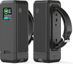 Silicone Case for Anker Prime Power Bank 27,650mAh 250W 1/4-inch nut Hole, TF/SIM Card Storage Reserved Compatible with Anker 250W Prime Power Bank Protective Cover Dustproof Soft with Handle(Black)