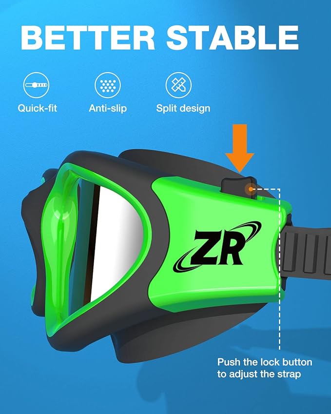ZIONOR Swim Goggles, Upgraded G1 Polarized Swimming Goggles Anti-Fog for Adult Men Women