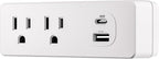 Energizer 4 Device Fast Charging Multi Plug Wall Outlet Extender (2) AC Power Outlets (1) 20W PD Type C Port (1) 18W USB A Port Power Strip Expander Outlet Splitter Plug in Adapter