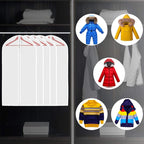 M MOACC Kids Garment Bags Little Girl Dress Bag Clear for Costume with Zipper Set of 5,Small